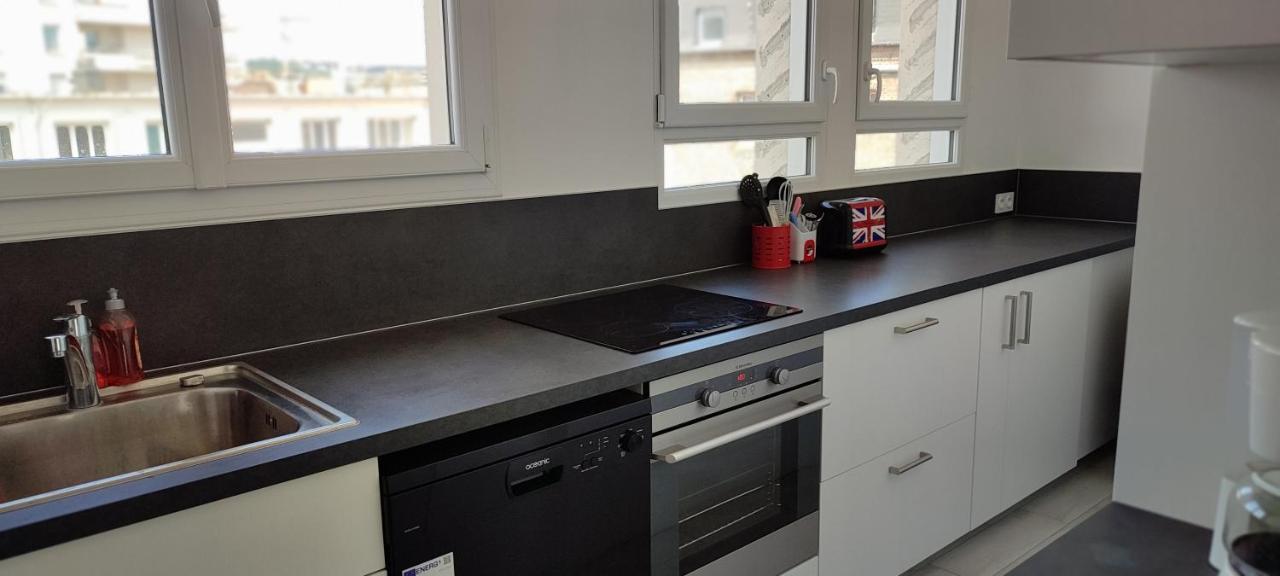 Appartement 83 M2, 4 Lits , 5 Pers, 100 M De La Gare, Confortable Et Lumineux Le Havre Eksteriør billede